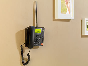 simvalley GSM-Tischtelefon TTF-402 mit Akku-Betrieb (refurbished)