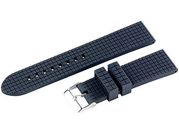 PEARL Ersatz-Armband für Armband-Uhren, schwarz
