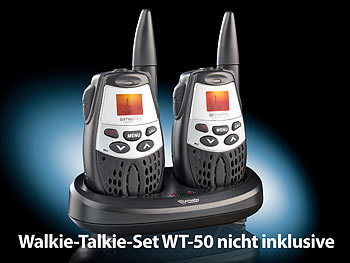 simvalley Tischladestation mit Netzteil für Walkie-Talkie-Set  WT-50