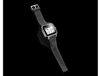 simvalley Mobile 1.5"-Smartwatch AW-414.Go inkl. BT-Headset