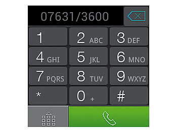 simvalley Mobile 1.5"-Smartwatch AW-414.Go mit Android 4, Bluetooth (Versandrückläufer)