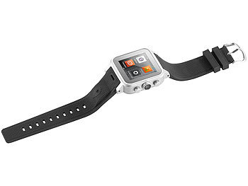 simvalley Mobile 1.5"-Smartwatch AW-421.RX 512MB RAM, Alu