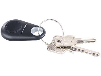 infactory 5in1-Schlüsselfinder, Standort-Marker, Diebstahlschutz, Bluetooth uvm.