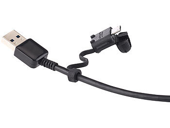 revolt USB-3.0-Hub mit 3 Ports, SD-Kartenleser & Micro-USB-/ OTG-Adapter