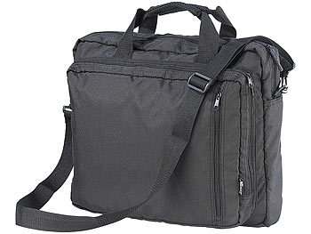 Laptop Reisetasche: Xcase Ultraflexible 3in1-Reisetasche für Notebooks bis 17" WideScreen