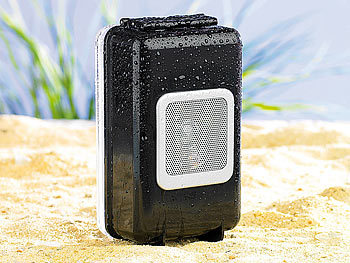 Q-Sonic MP3-Strandbox mit Aktiv-Lautsprecher für iPod & MP3-Player