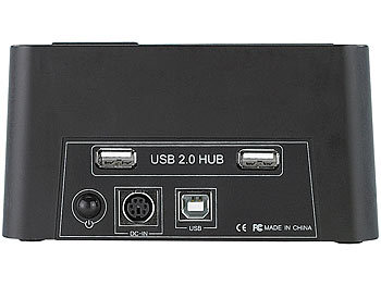 Xystec USB-HDD-Station "FD-400Twin" 2,5" & 3,5" SATA (Versandrückläufer)