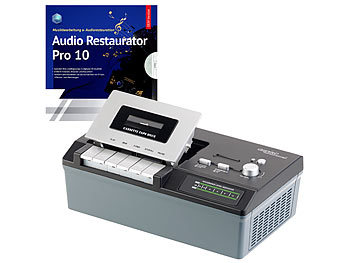 Cassetten digitalisieren: auvisio USB-Kassetten-Player UCR-2200 zum Abspielen & Digitalisieren