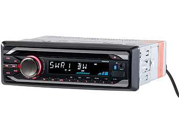 Creasono MP3-Autoradio mit Bluetooth, CD-Player, USB, SD, RDS, 4x 50 Watt