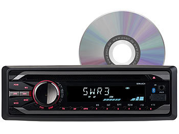 Creasono MP3-Autoradio mit Bluetooth, CD-Player, USB, SD, RDS, 4x 50 Watt
