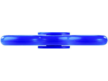 newgen medicals 3-seitiger Hand-Spinner mit hochwertigem ABEC-7-Kugellager, blau