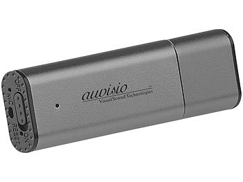 auvisio Digitaler Voice Recorder, geräuschaktivierte Aufnahme, 90 Std., 8 GB