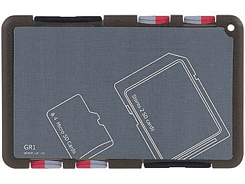 General Office Speicherkarten-Organizer für 2 SD-Karten und 4 microSD-Karten