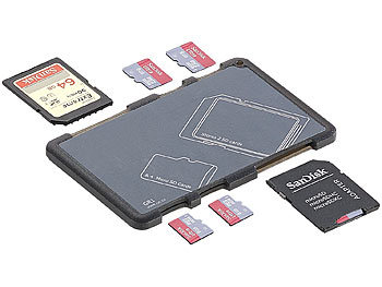 SD Karten Aufbewahrung: General Office Speicherkarten-Organizer für 2 SD-Karten und 4 microSD-Karten