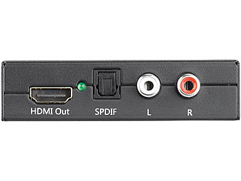HDMI-Audio-Konverter zu optisch und analog