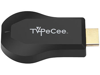 TVPeCee WLAN-HDMI-Stick für Miracast, Mirroring, AirPlay, Chromecast und DLNA