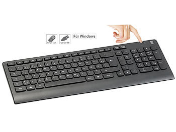 Tastatur mit Fingerprint