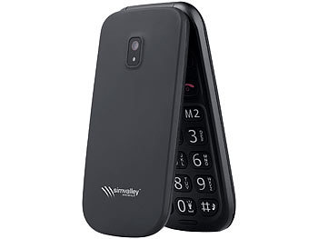 simvalley Mobile 2er-Set  Notruf-Klapphandys XL-949 mit Garantruf Easy, Dual-SIM