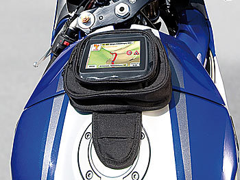 NavGear Magnetische Navi-Tanktasche "NT-910 GPS" fürs Motorrad