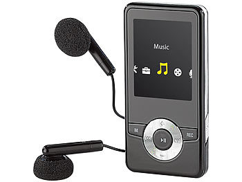auvisio MP3- & Video-Player "DMP-320.m" mit UKW-Radio + 8 GB microSD