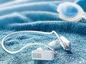 auvisio Wasserdichter, kabelloser Sport-MP3-Player "DMP-440.H2O" 4GB