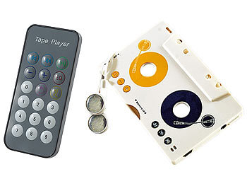 auvisio MP3-Player für Kassettenautoradio, Kassettenadapter mit Fernbedienung