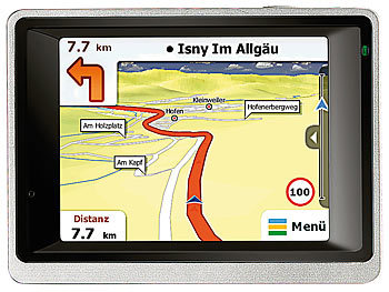 PEARL 3,5"-GPS-Navigationssystem VX-35 Easy Deutschland
