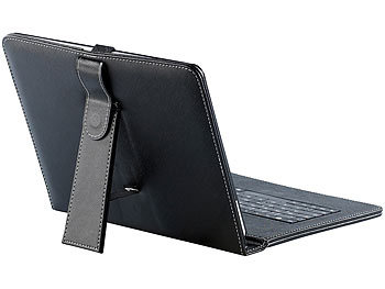 TOUCHLET 2in1-Schutztasche mit Tastatur für Tablet-PC X10