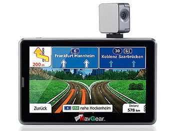 NavGear 5" Navigationsgerät RSX-50C mit GPS-Kamera, Europa