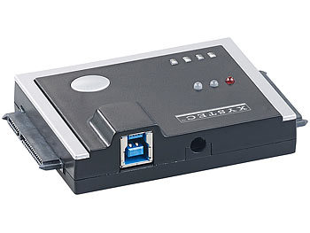 Xystec USB-3.0-Festplatten-Adapter mit Klon-Funktion, für HDD & SSD mit SATA