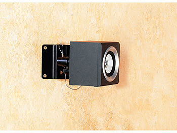Q-Sonic Schwenkbare Wand- & Deckenhalterung für Lautsprecher-Boxen