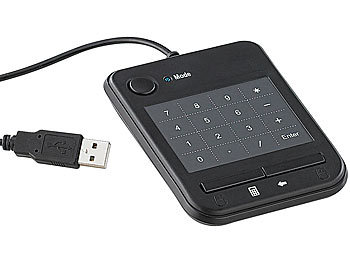 GeneralKeys 2in1 USB-Touchpad mit Gesten-Erkennung & Nummernblock
