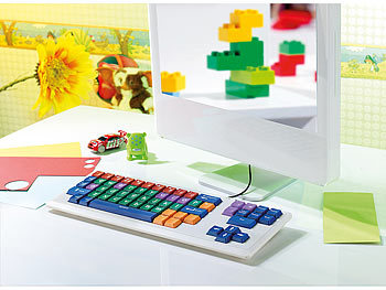 GeneralKeys USB-Lerntastatur für Kinder inkl. Lernpaket Vorschule 2009