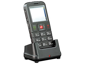 simvalley Mobile Seniorenhandy XL-915 mit Garantruf, SIM-lock-frei