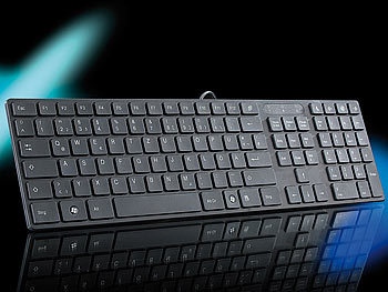 GeneralKeys Ultraschlanke Designer-Tastatur "iDT-110 USB"