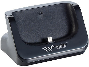 simvalley Mobile Docking-Station für SPX-24.HD & Samsung Galaxy S3/S4