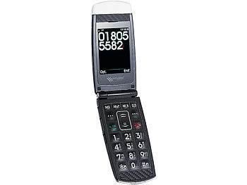 simvalley Mobile Klapp-Notruf-Handy XL-937 + Ladestation (refurbished)