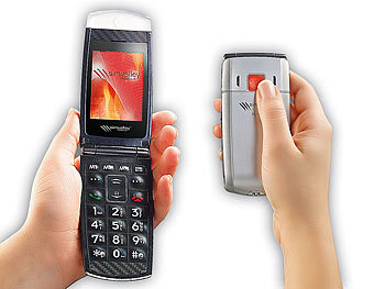 simvalley Mobile Klapp-Notruf-Handy "XL-937" mit Garantruf