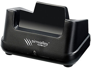 simvalley Mobile Bequeme Tisch-Ladestation für Notruf-Handy "XL-959"