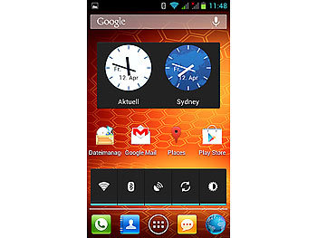 simvalley Mobile Dual-SIM-Smartphone SP-120 Android 4.0 (refurbished)