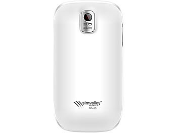 simvalley Mobile Dual-SIM-Smartphone mit Android 2.2 "SP-60 GPS" WHITE