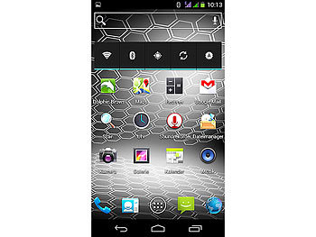 simvalley Mobile Dual-SIM-Smartphone SP-360 DC, schwarz (refurbished)