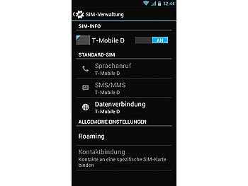 simvalley Mobile Dual-SIM-Smartphone SP-121 DualCore 4" (refurbished)