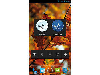 simvalley Mobile Dual-SIM-Smartphone SP-121 DualCore 4.0", Android 4.2