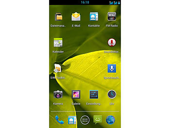 simvalley Mobile Dual-SIM-Smartphone SP-142 QuadCore 4.5", Android 4.1 (refurbished)