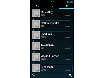 simvalley Mobile Dual-SIM-Smartphone SP-142 QuadCore 4.5", Android 4.1
