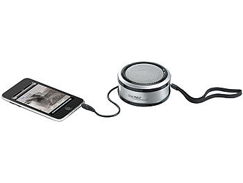auvisio Portabler Designer-Lautsprecher "PMX-440.shiny" mit Li-Ion-Akku