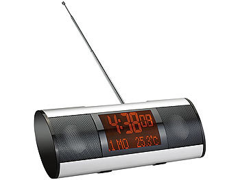auvisio Portable MP3-Station "MPS-440" mit Akku, Radio & Wecker