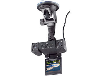 NavGear Cockpit-Recorder mit 2 Kameras und TFT-Display "MDV-1280.Twin"