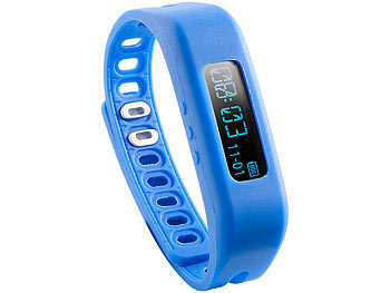 newgen medicals Wechsel-Armband für Fitness-Tracker FBT-30 V2, blau